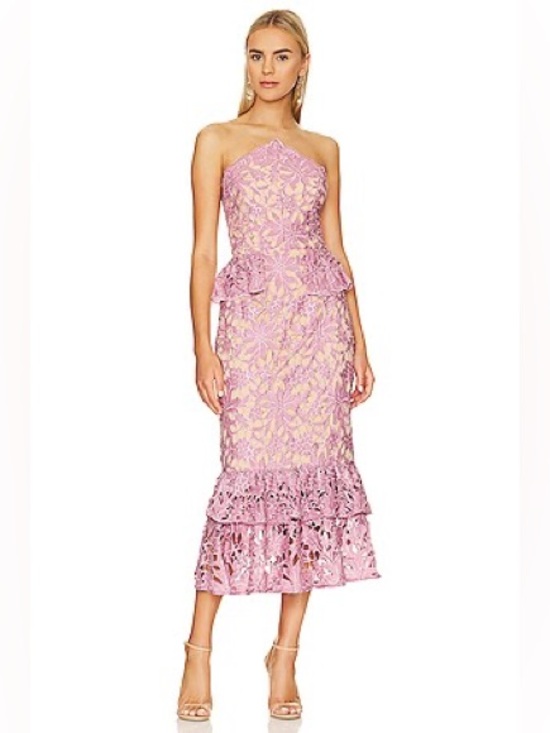 Elliatt Dresses & Skirts - Elliatt Charter Strapless Dress in Mauve, Size Medium